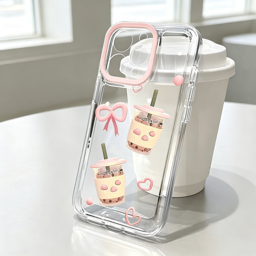 Bow Milk Tea Phone Case
